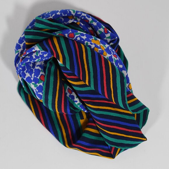 Givenchy Silk Scarf with Abstract Dot Pattern - Picture 5 of 9